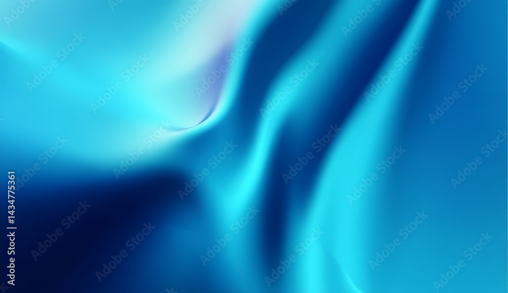 Fototapeta premium Abstract Blue Fluid Background With Dynamic Swirling Waves