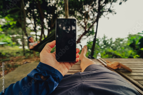 man using mobile phone