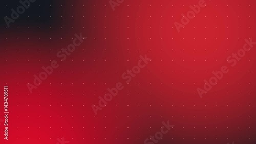Abstract Gradient Motion Background Seamless Loop Video in Red and Black Colors with Dotted Motion Pattern
