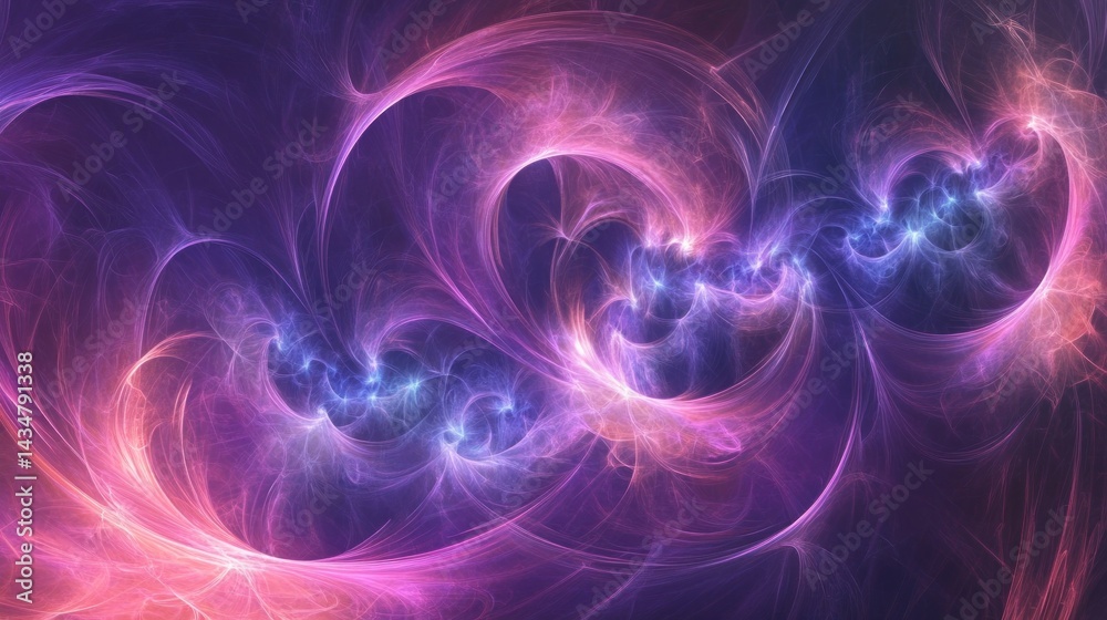 Abstract swirling cosmic nebulae Abstract swirling cosmic nebulae