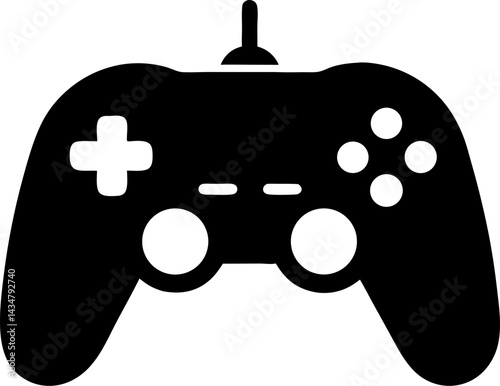 game controller isolated on white