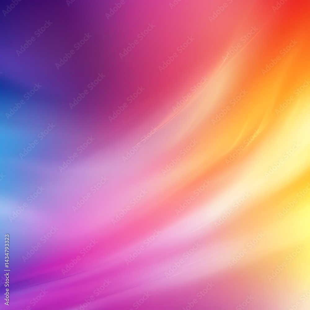 Vibrant Colorful Abstract Background with Smooth Swirls Vibrant Colorful Abstract Background with Smooth Swirls