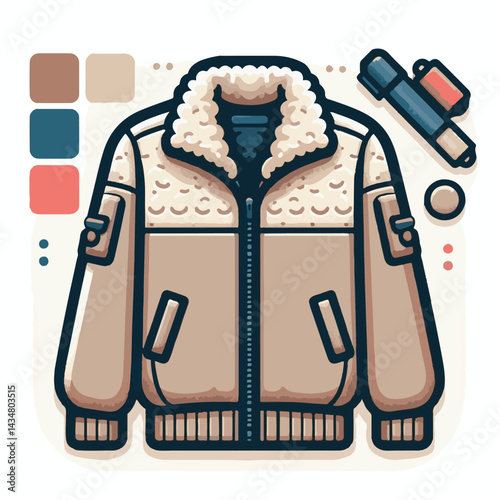 design, fleece, jacket, fashion, illustration, zipper, sweatshirt, pocket, vector, jersey, sweater, warm, unisex, coat, men, garment, male, winter wear, outerwear, puffer, bomber, fur, cardigan, hood,