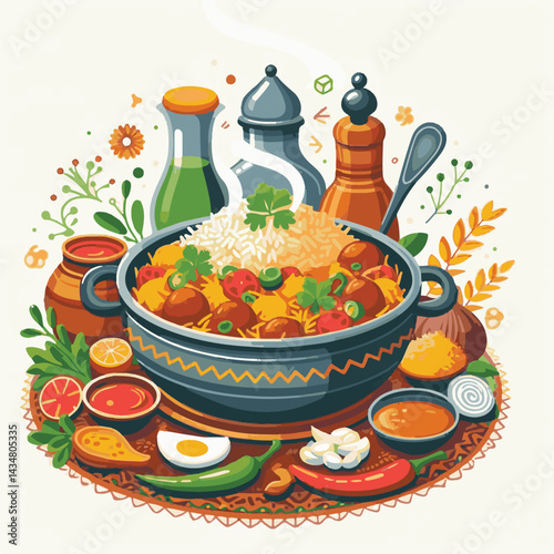 dinner, spicy, chicken, cuisine, dish, indian, lunch, food, asian, rice, restaurant, meat, meal, biryani, basmati, background, india, arabic, delicious, cooking, cooked, pakistani, homemade, healthy, 
