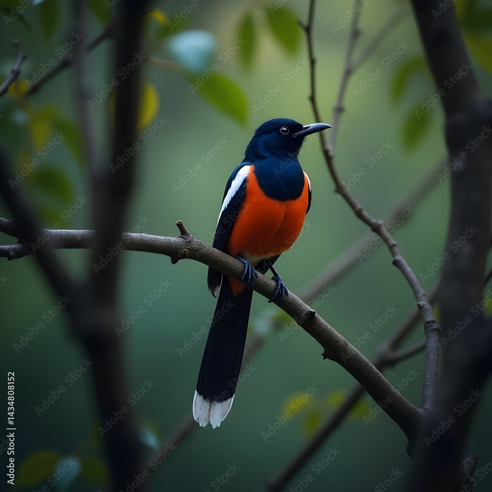 Fototapeta premium magpie bird