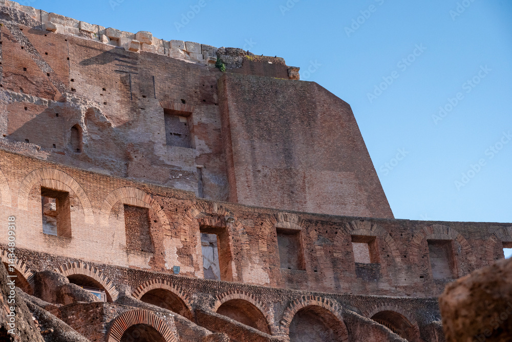 Castel Sant'Angelo, also known as Mausoleum of Hadrian, is a towering rotunda in Parco Adriano, Rome, Italy. It was initially commissioned by the Roman Emperor Hadrian as a mausoleum for himself and h