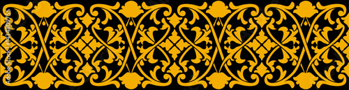 Fotografía floral pattern with dark background