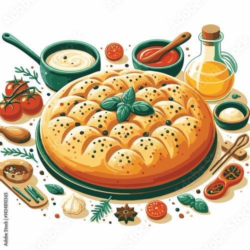 bread, focaccia, food, fresh, italian, snack, traditional, healthy, meal, lunch, oil, cuisine, dinner, baked, olive, rosemary, delicious, cooked, appetizer, homemade, rustic, background, breakfast, ba