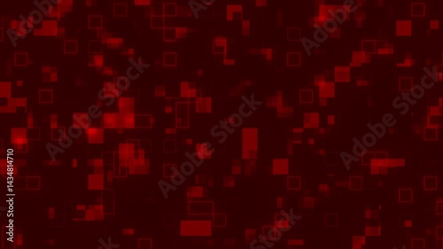 Digital Pixel Pattern. Abstract Geometric Background.