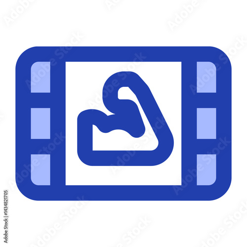 video blue icon