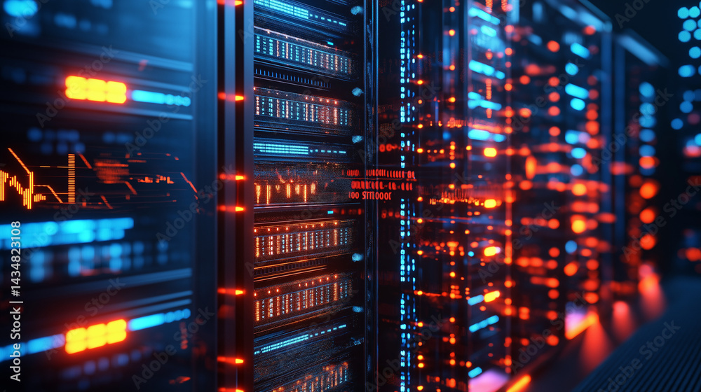 Server room data center hosting provider network technology hardware Server room data center hosting provider network technology hardware