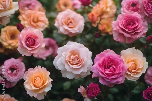 Beautiful Nature-Inspired Rose Garden Cover for Valentine's Day Celebration