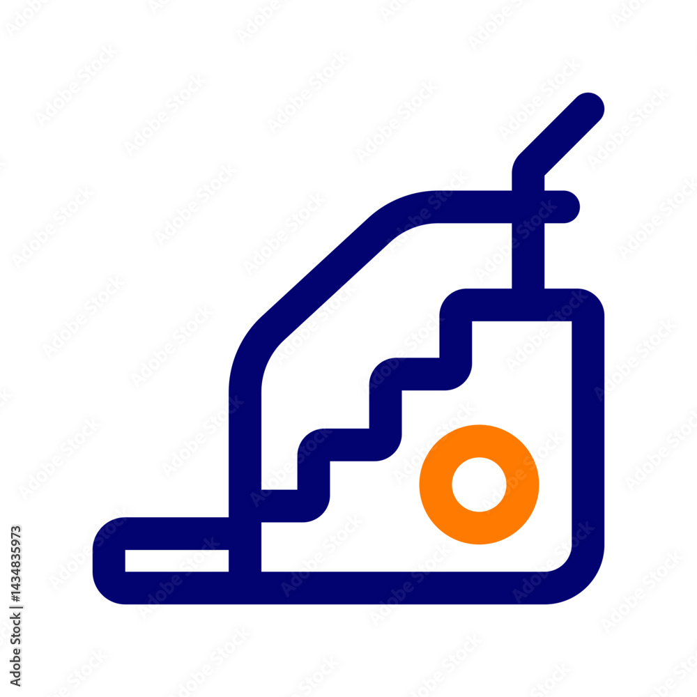 Fototapeta premium staircase machine 