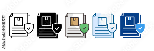 Quality Assurance Icon Set Multiple Style Collection