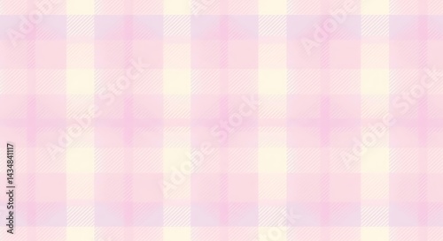 Pastel Plaid Reverie AI Generated