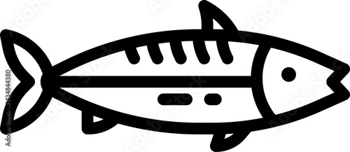 fish illustration on a white background    