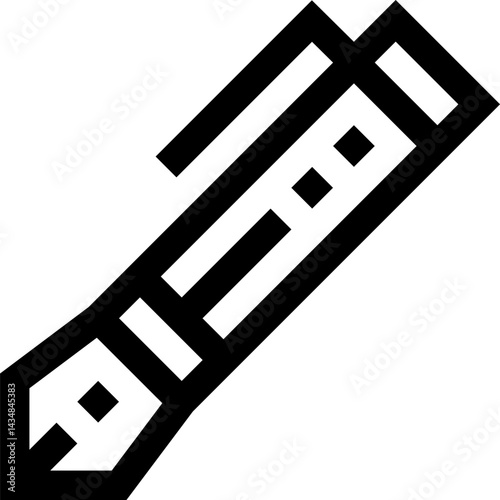 fountain pen illustration on a white background     