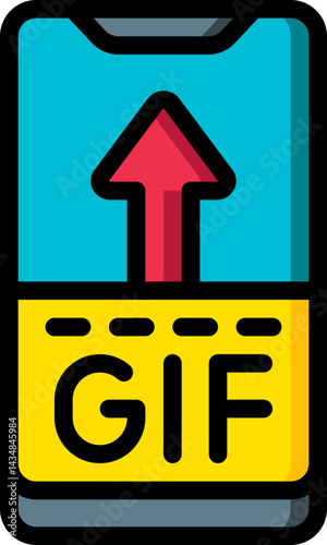 gif illustration on a white background     