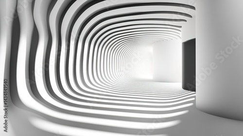 Wallpaper Mural Abstract architectural tunnel Torontodigital.ca