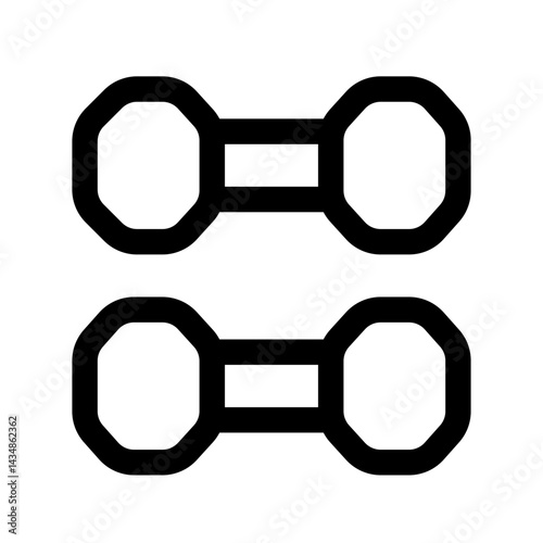 hexagonal dumbell  