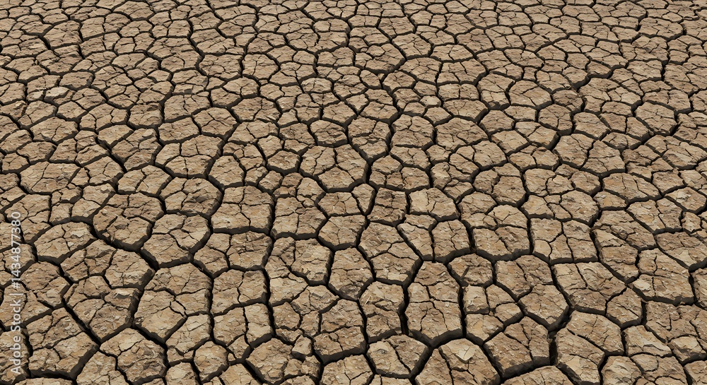 Cracked Earth: Arid Landscape's Texture AI Generated Cracked Earth: Arid Landscape's Texture AI Generated