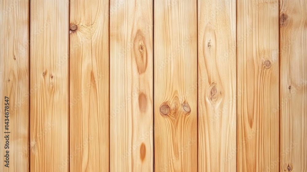 Fototapeta premium Light wood planks wall texture background