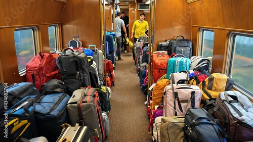 Fashionable Individual with Bags