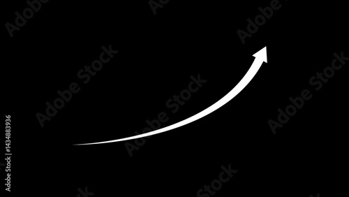 business increase arrow icon illustration concept