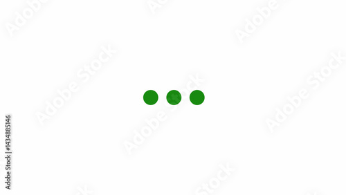 Simple dot loading icon animation