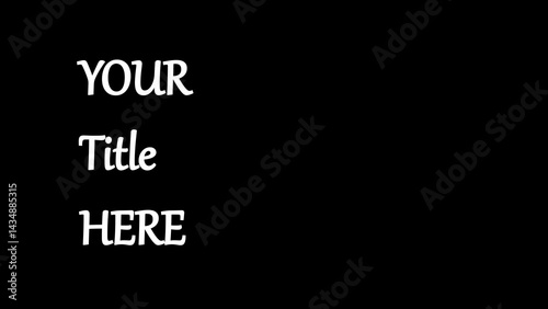 Your title here text illustration png file