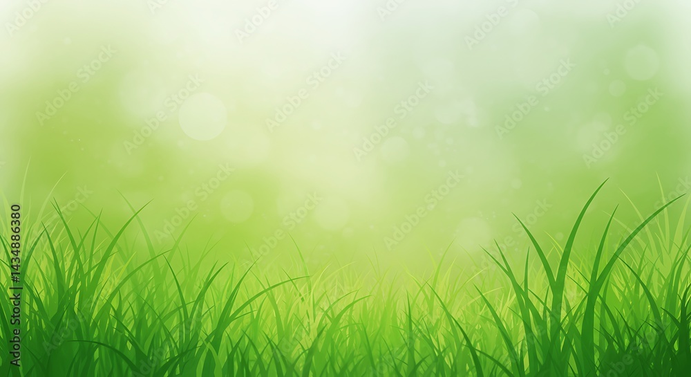 Whispers Of Spring Green Meadow Dreams Sunlit Grasslands Emerald Dawn A Field Of Hope Soft Light On Green Morning Dew Kissed Nature's Gentle Embrace Summer's First Breath Tranquil Green Vista