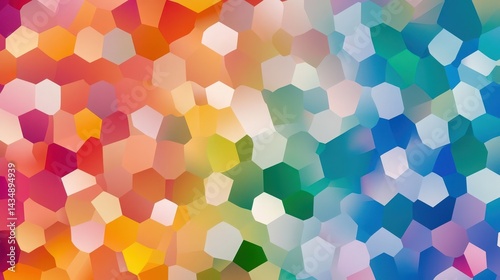 Wallpaper Mural hexagon abstract background Torontodigital.ca