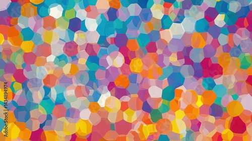 Wallpaper Mural hexagon abstract background Torontodigital.ca