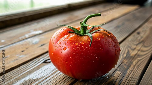 Red Tomatoes on Vine