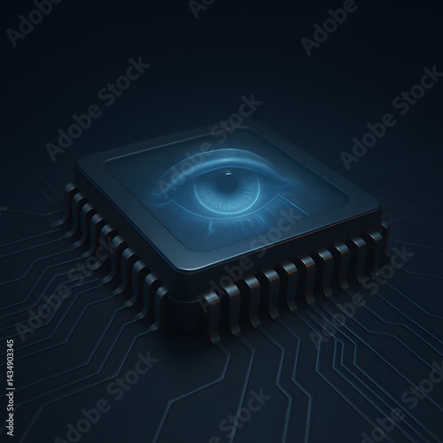 Symbolic image of mass-produced intelligence — silicon brains on assembly line representing AI and technology cloning