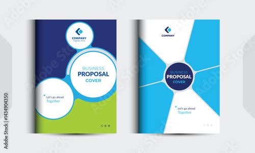 Corporate Business Proposal Cover Design template