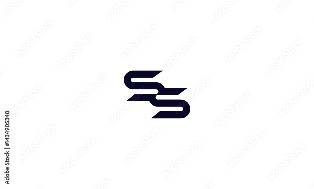 SS initial letter monogram logo SS initial letter monogram logo