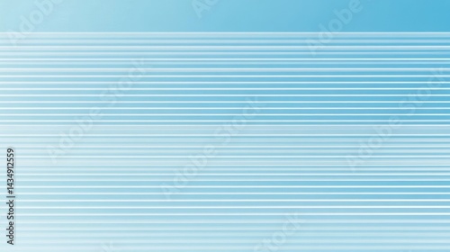 Abstract light blue horizontal lines background.