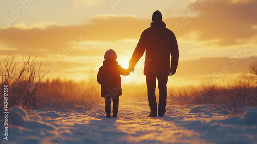 Parent and child sharing a tender moment in golden light, symbolizing unconditional love and connection.
