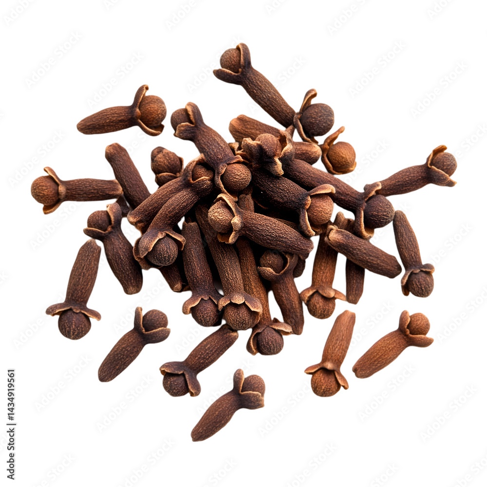 A spice obtained from the flower bud of the clove tree. It can be used as a flavoring A spice obtained from the flower bud of the clove tree. It can be used as a flavoring