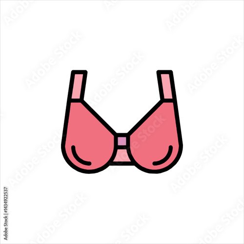 red and black bra