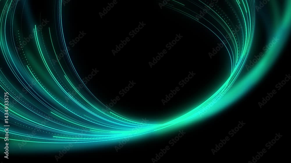Futuristic blue light streak abstract High speed lines trail effect glowing digital fiber internet data hi tech concept with alpha