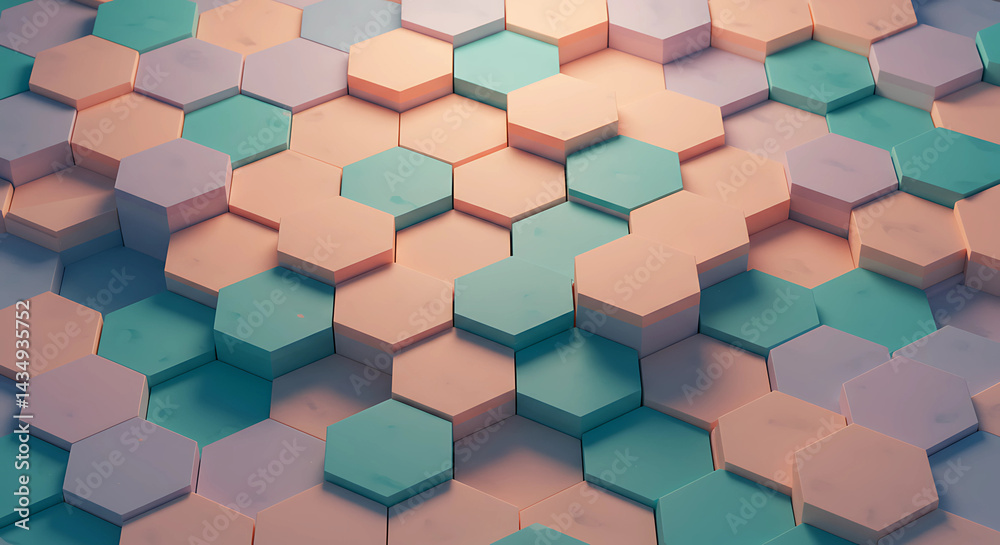 Digital hexagon abstract background Digital hexagon abstract background