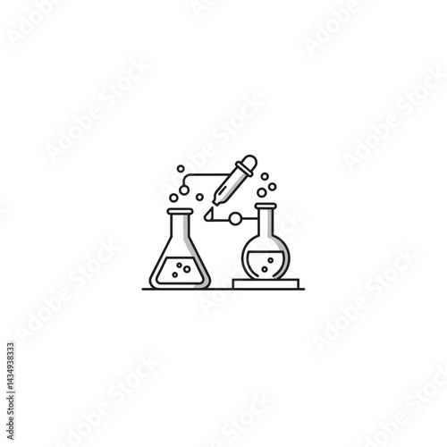 Scientific laboratory equipment mixing substances  