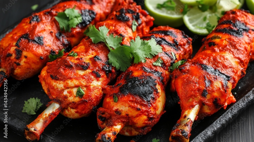 Grilled Chicken with Spicy Tomato Sauce