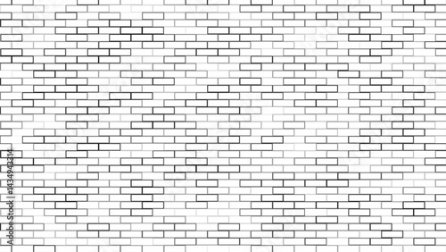 Neutral flat white and gray painted brick wall, White old Brick Wall Texture Background. White urban Wallpaper interior
