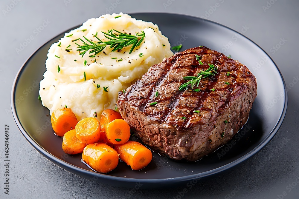 Steak and Mashed Potatoes Steak and Mashed Potatoes