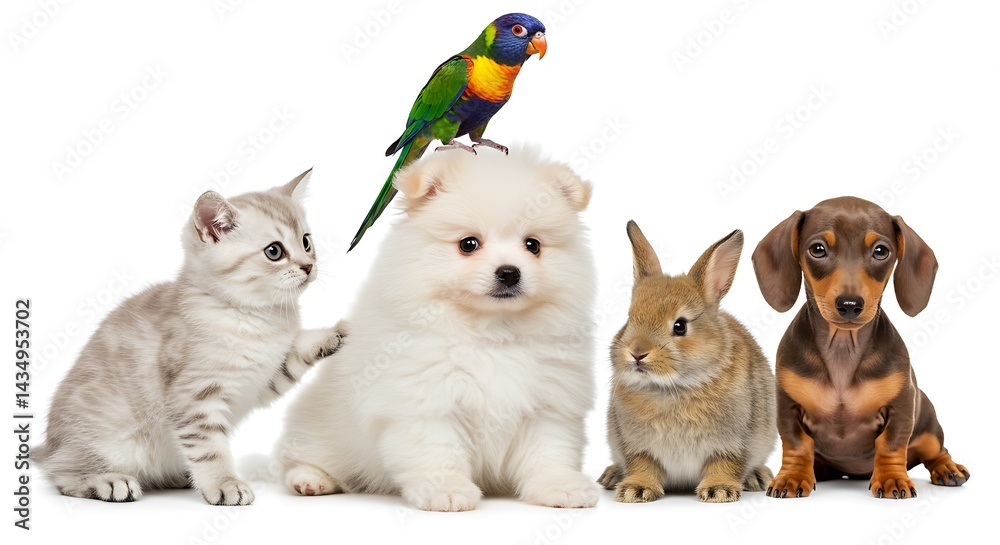 Obraz premium Rainbow's Crew AI Generated