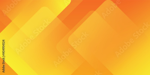 Abstract orange and yellow geometric background. Dynamic shapes composition. Cool background design for posters. Vector illustration