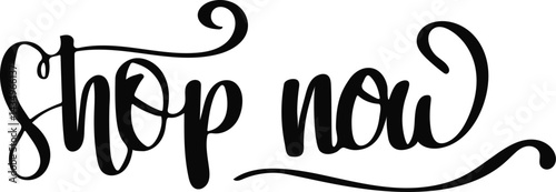 Stylish Shop Now Graphic